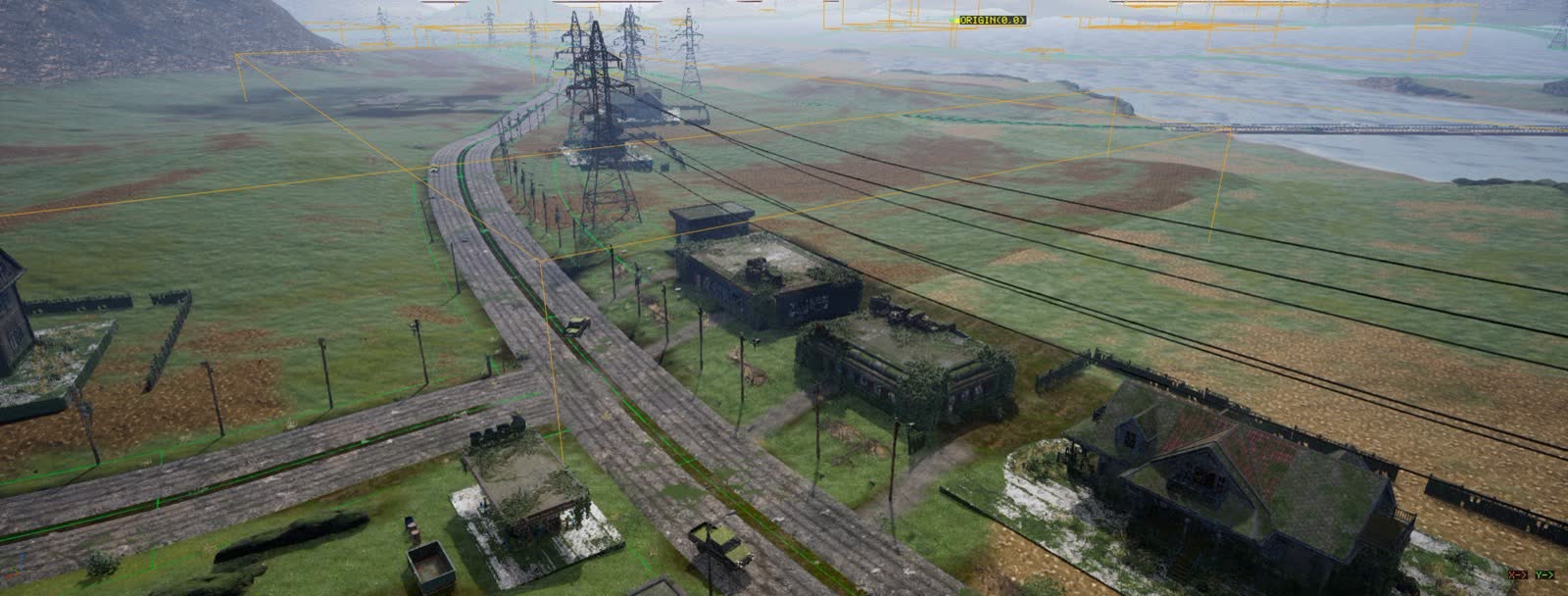 The south-east town from the air