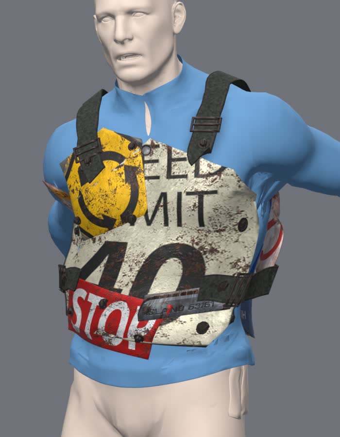 Devlog #13: Armour made from road signs, and workbenches that keep working