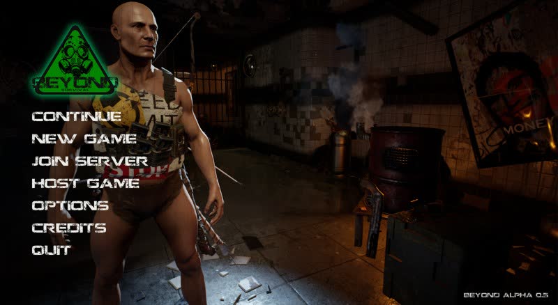 The main menu pose with a bow
